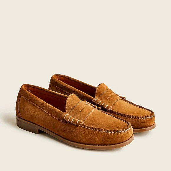 J. Crew Other - J.Crew Camden Suede Loafers - Copper - 9 1/2